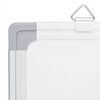 vidaXL Magnetic Whiteboard Foldable 47.2x39.4x0.7" Aluminium