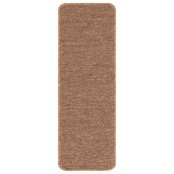 vidaXL Anti-slip Stair Mats 15 pcs Yellow 23.6" x 9.8" PP