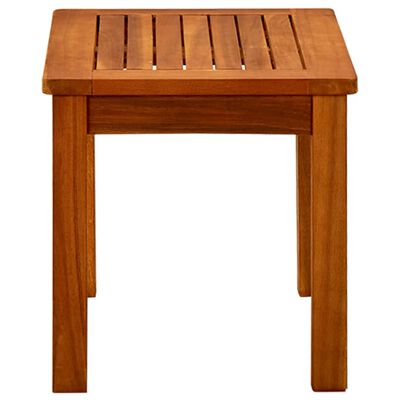 vidaXL Patio Coffee Table 19.7"x13.8"x14.2" Solid Acacia Wood