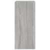vidaXL TV Wall Cabinet Grey Sonoma Engineered wood 12.0 x 13.8 x 27.6 in
