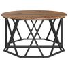 vidaXL Coffee Table Old Wood 31.50 x 31.50 x 16.54 in