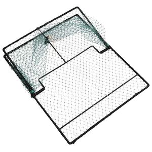 vidaXL Bird Trap Folding Green 19.7" x 23.6" Polyethylene