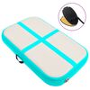 vidaXL Inflatable Gymnastics Mat with Pump 23.6x39.4x3.9" PVC Green