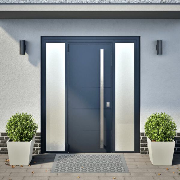 vidaXL Garden Planter Set of 2 White Cold-rolled steel Medium Durable