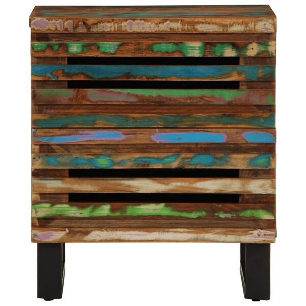 vidaXL Bedside Cabinet Set of 2 Multicolor