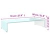 vidaXL TV Stand Green Glass Medium Durable TV Stand Rectangular