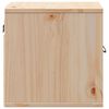 vidaXL Wall Cabinet Set of 2 Natural Pine Solid Pinewood Medium