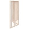 vidaXL Dog Gate Set of 3 White Poplar wood Foldable, Freestanding