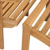 vidaXL Garden Chair Teak Solid Teak wood Standard Ergonomic