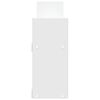 vidaXL Wall Cabinet White Engineered wood 39.4 x 7.1 x 15.7 in