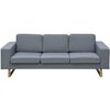 vidaXL Sofa Light grey