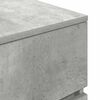 vidaXL Bedside Cabinet Set of 2 Concrete grey Engineered wood