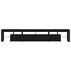 vidaXL TV Cabinet Black Engineered wood Large TV Cabinet Rectangular
