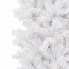 vidaXL Christmas Tree Arch White PVC, Steel Large Durable