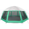 vidaXL Pool Tent with Removable Fly & Mesh Walls Sea Green 240.9x240.9"