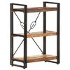 vidaXL Bookcase Mixed color finish Solid reclaimed wood, powder-coated steel