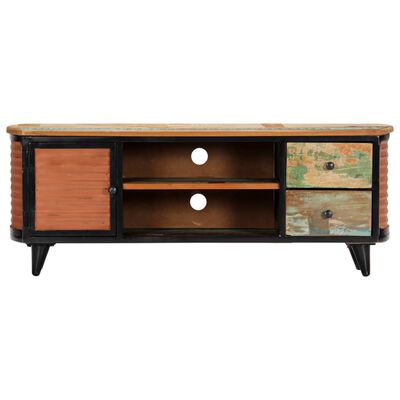 vidaXL TV Cabinet 47.2"x11.8"x17.7" Solid Reclaimed Wood