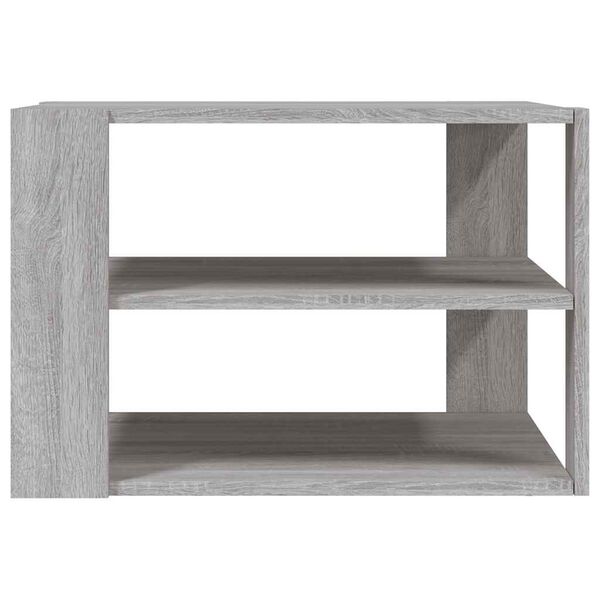 vidaXL Coffee Table Grey Sonoma Engineered Wood Small Coffee Table