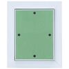 vidaXL Access Panel Green and Silver 7.87 x 9.84 in