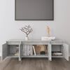 vidaXL TV Cabinet Concrete Grey 47.2x11.8x15.9" Engineered Wood