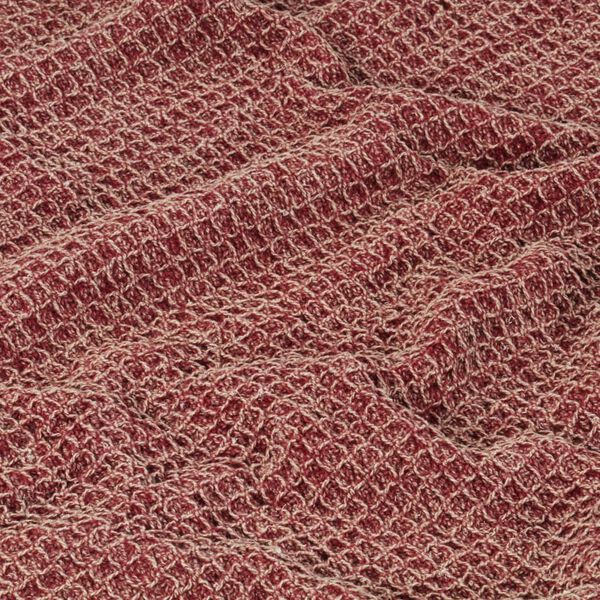 vidaXL Throw Burgundy 100% cotton 86.6 x 98.4 in Cotton Throw