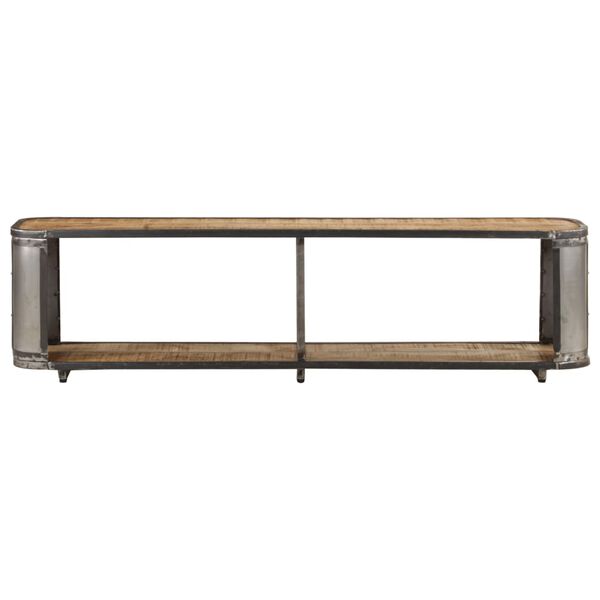 vidaXL TV Cabinet Natural wood and metallic (varied)