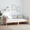 vidaXL Day Bed Natural Pine Solid Pine Wood Single size