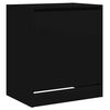vidaXL Shoe Cabinet Black Engineered wood Compact Shoe Cabinet