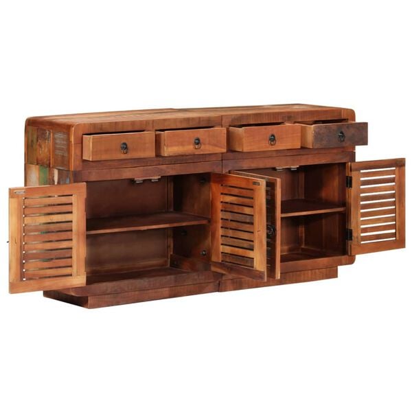 vidaXL Sideboard Solid Reclaimed Wood 59.1"x13.8"x29.5"