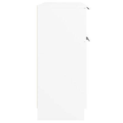 vidaXL Sideboard White 23.6"x11.8"x27.6" Engineered Wood