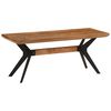 vidaXL Dining Bench Natural Wood Solid Acacia Wood Medium Durable