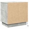 vidaXL Bedside Cabinet Concrete Grey 19.69 x 13.58 x 19.69 in