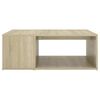vidaXL Coffee Table Sonoma Oak Engineered Wood Medium Coffee Table