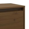 vidaXL Wall Cabinet Set of 2 Honey brown Solid pinewood