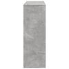 vidaXL Book Cabinet Concrete Grey Engineered Wood
