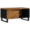 vidaXL Coffee Table Honey brown and black