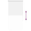 vidaXL Roller Blind White Polyester, Aluminum 31.5 x 68.9 in