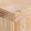 vidaXL Dining Table Natural wood Solid mango wood Medium Durable