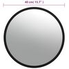 vidaXL Indoor Convex Traffic Mirror Black &Oslash;15.7 " Acrylic