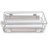 vidaXL Pull-Out Wire Baskets 2 pcs Silver 15.7"