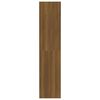 vidaXL Book Cabinet Brown oak Engineered wood Medium Book Cabinet