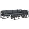vidaXL Garden Sofa Set with Cushion 6 pcs