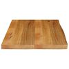 vidaXL Table Top Oak Solid mango wood with oak finish 27.6 x 23.6 x 1.5 in
