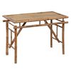 vidaXL Folding Garden Table Bamboo Medium Foldable Folding Garden Table