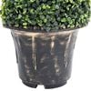 vidaXL Artificial Plant Green Polyethylene, metal, polypropylene Medium