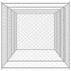 vidaXL Dog Cage Silver 236.22 x 78.74 x 78.74 in Galvanised Steel
