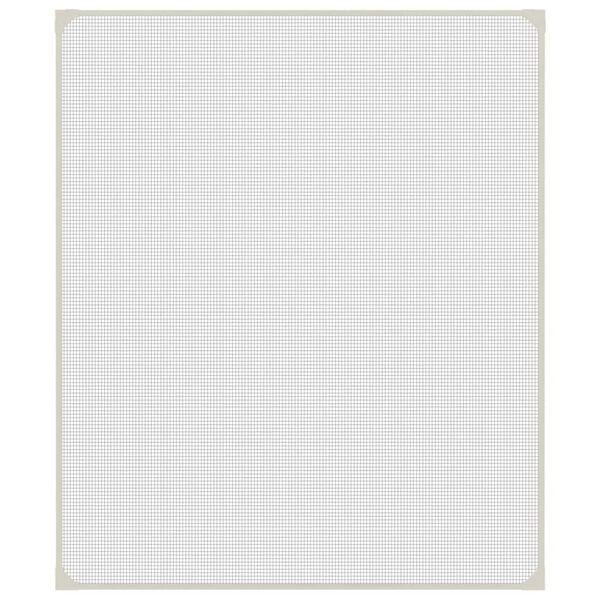 vidaXL Insect Screen White frame, Black mesh