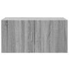 vidaXL Wall Cabinet Grey Sonoma Engineered Wood 31.5in x 16.7in x 15.7in