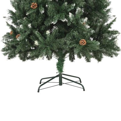 vidaXL Artificial Pre-lit Christmas Tree with Ball Set 82.7"