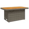 vidaXL Garden Table Grey and Brown